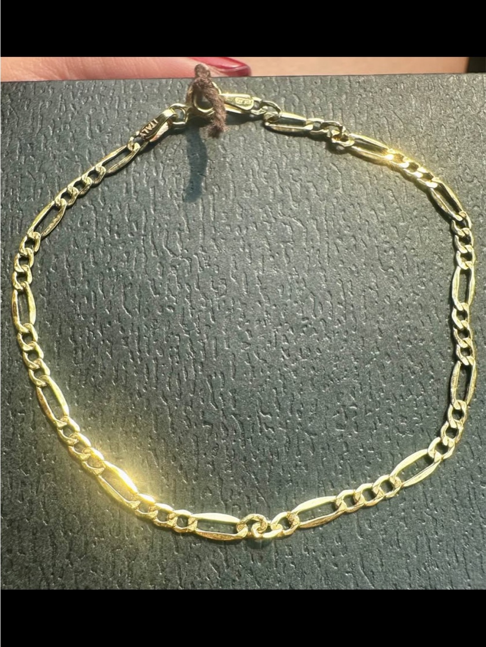 New 10K Solid Gold Bracelet Franco solid 10K gold bracelet unisex